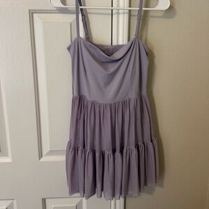 Light Purple athletic Spaghetti Strap dress